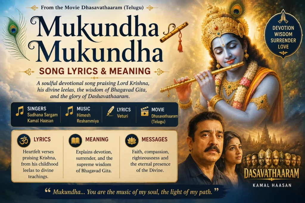Mukundha Mukundha Song Lyrics & Meaning