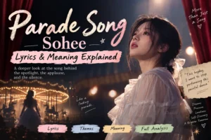 Parade Song Sohee Lyrics & Meaning Explained